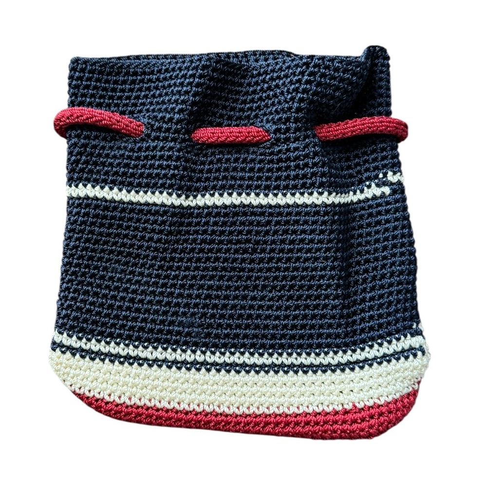 The Sak Navy and Red Crochet Backpack - Picture 6 of 8